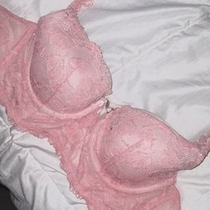 Victoria secret bra lined denim